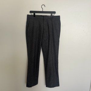Gap Tailor Wool Blend Charcoal Pants 34x32